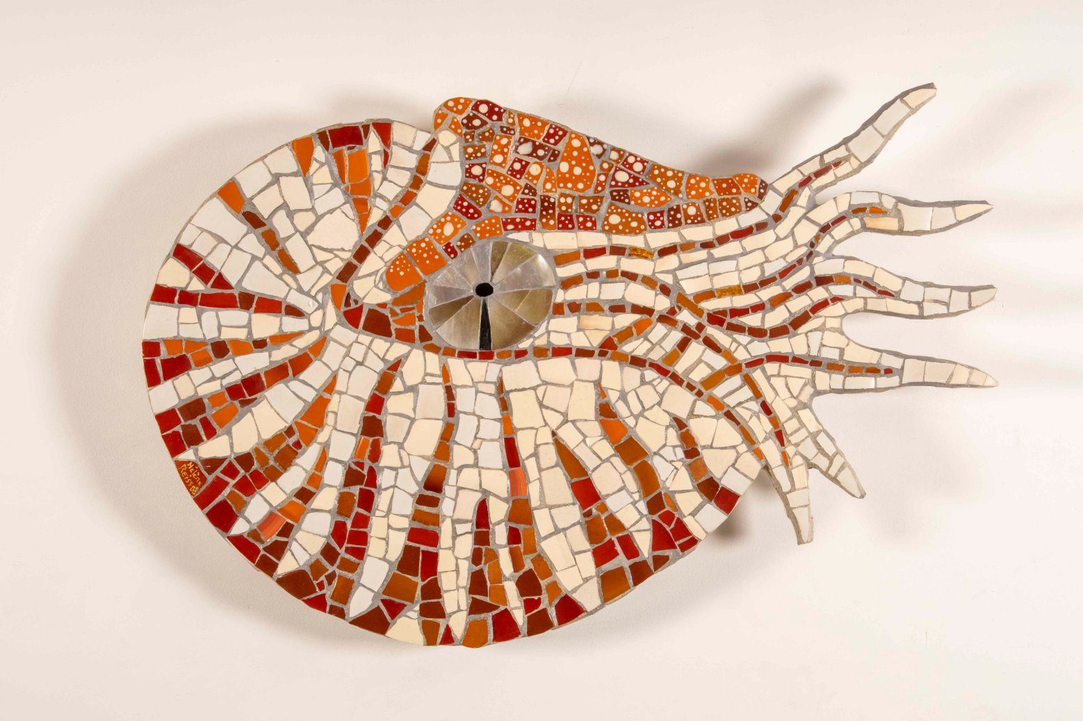 Nautile, mosaïque d'Hélène Reiss